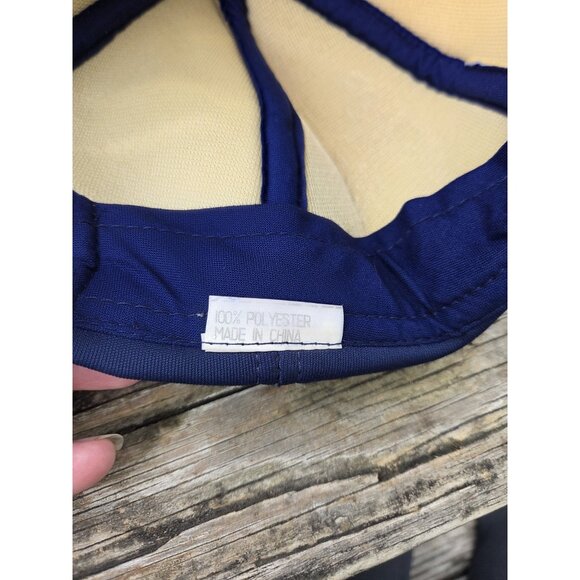 Vtg Council Bluffs IA Snapback Foam Hat Ball Cap Nat'l Coop refinery Assc NCRA - Picture 5 of 7